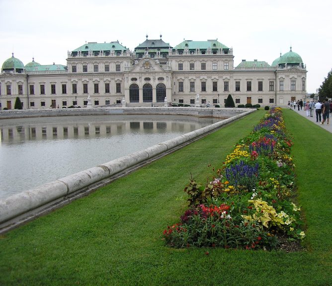 Visuale del Belvedere-Vienna